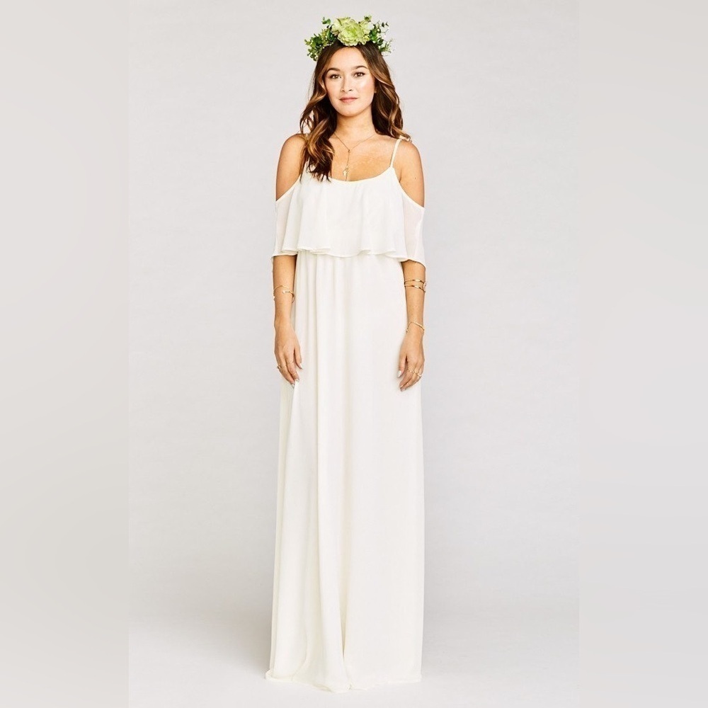 NWT Show Me Your Mumu Caitlin Ruffle Maxi Dress Size XXSmall